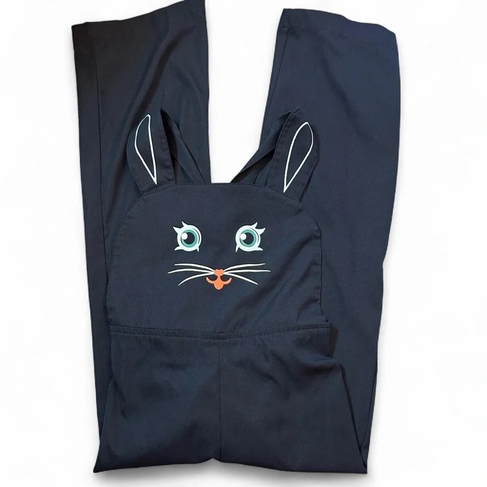 Adorable Navy Bunny Face Jumper – Size 7/8 – Perfect for Spring & Easter - Picture 1 of 5